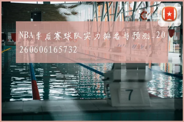 NBA季后赛球队实力排名与预测_20260606165732